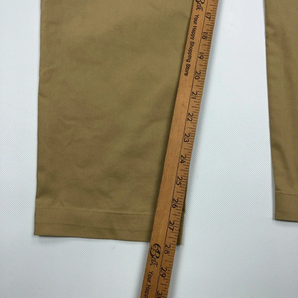 Nike Dri-FIT UV Chino Golf Pants Mens 32x29 Khaki Brown Slim Fit